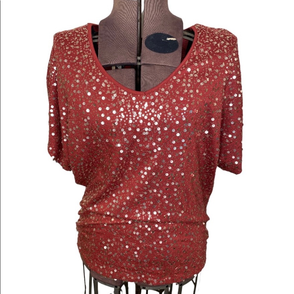 Studio Y top, size XL, Rust